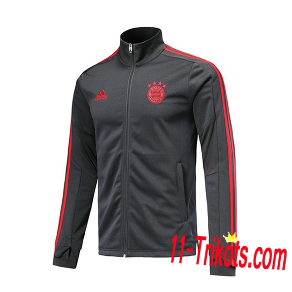 Nuevo Chaqueta Futbol Bayern Munich Gris oscuro 2019 2020