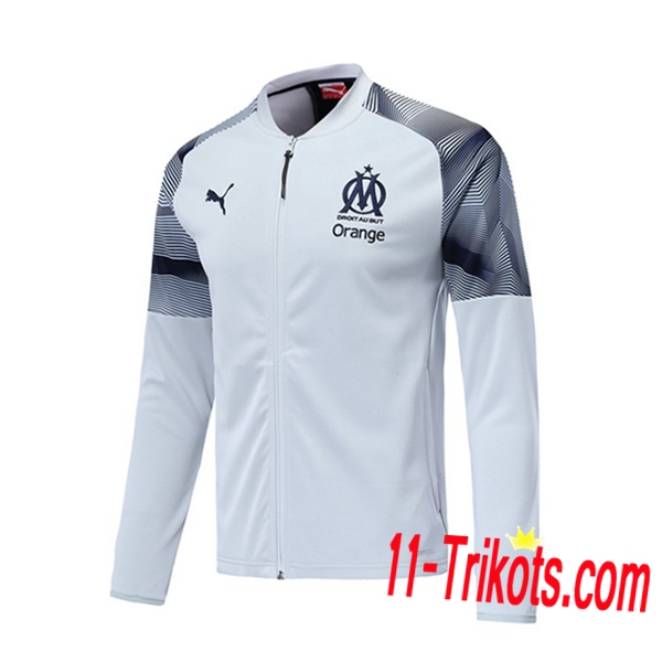 Nuevo Chaqueta Futbol Marsella OM Blanco 2019 2020