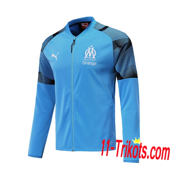 Nuevo Chaqueta Futbol Marsella OM Azul 2019 2020