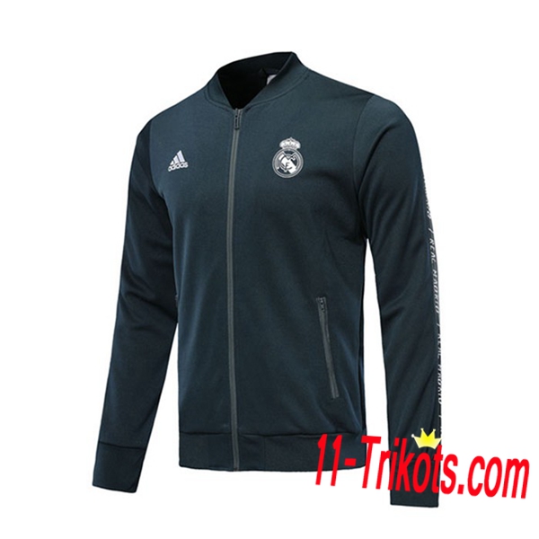 Nuevo Chaqueta Futbol Real Madrid Negro 2019 2020