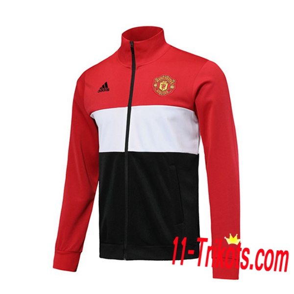 Nuevo Chaqueta Futbol Manchester United Roja/Blanco/Negro 2019 2020