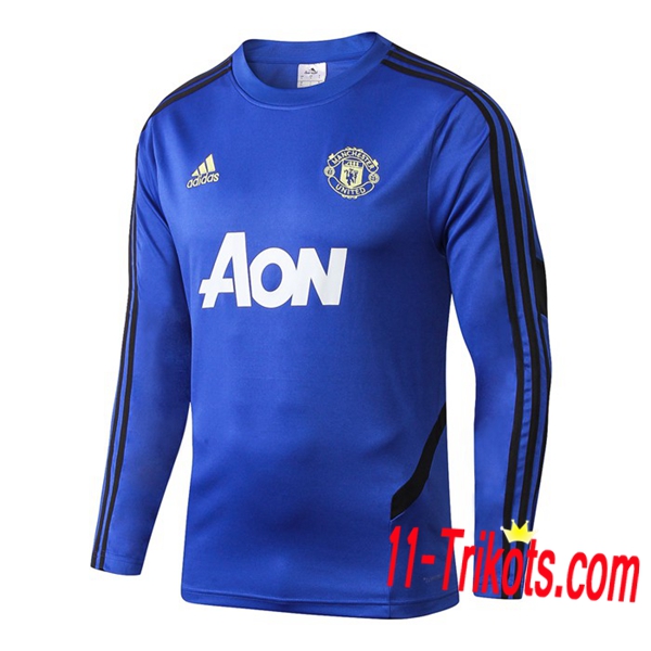 Sudadera de entrenamiento Manchester United Azul 2019/2020