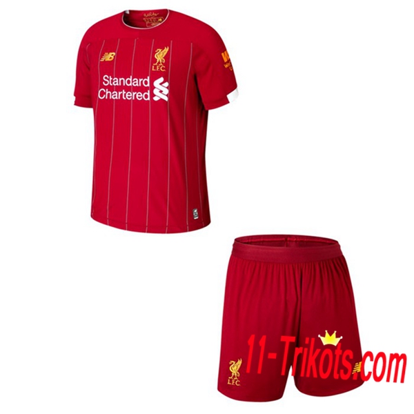 Neuestes Fussball FC Liverpool Kinder Heimtrikot 2019 2020 | 11-trikots