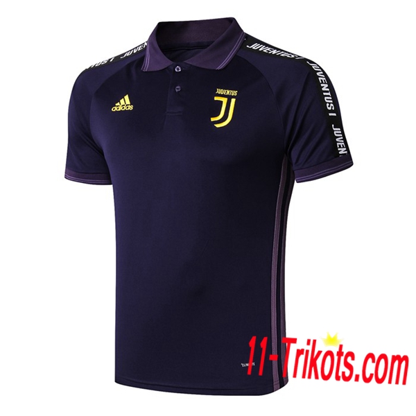 Neuestes Fussball Juventus Poloshirt Purpurrot 2019 2020 | 11-trikots