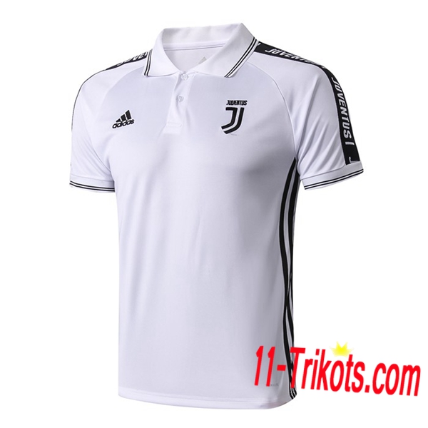 Neuestes Fussball Juventus Poloshirt Weiß 2019 2020 | 11-trikots