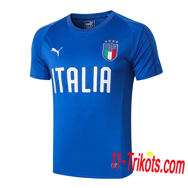 Neuestes Fussball Pre Match Italien Trainingstrikot Blau 2019 2020 | 11-trikots