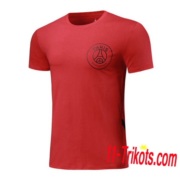 Neuestes Fussball PSG Jordan Trainingstrikot Rot 2019 2020 | 11-trikots