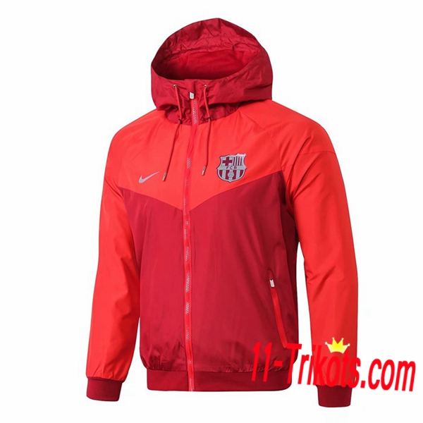 Chaqueta con capucha FC Barcelona Roja 2019/2020