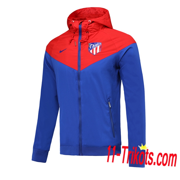 Chaqueta con capucha Atletico Madrid Roja/Azul 2019/2020