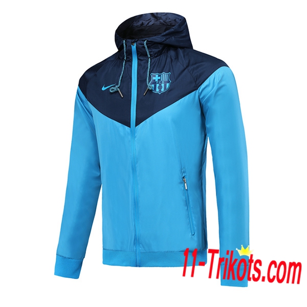 Chaqueta con capucha FC Barcelona Azul 2019/2020