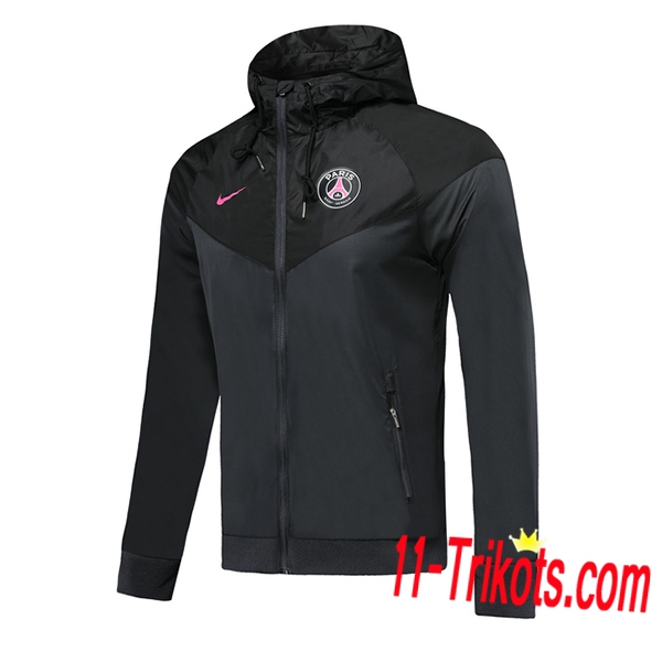 Neuestes Fussball PSG Trainingsjacke Schwarz 2019 2020 | 11-trikots