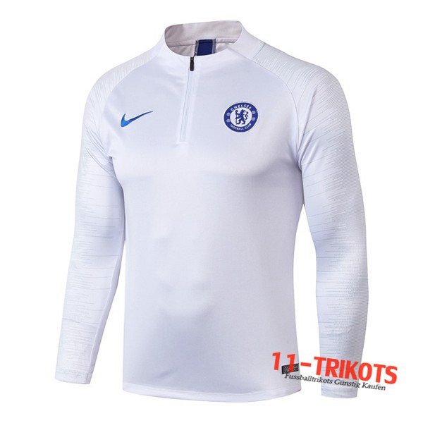 Sudadera de entrenamiento FC Chelsea Blanco 2019/2020