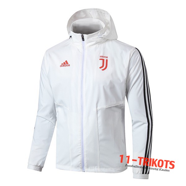 Chaqueta Futbol Rompevientos Juventus Blanco 2019/2020