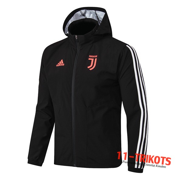 Chaqueta Futbol Rompevientos Juventus Negro 2019/2020