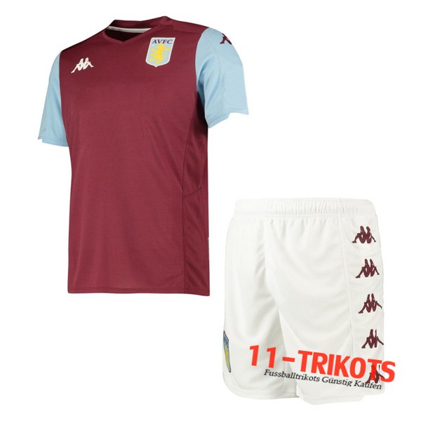 Neuestes Fussball Aston Villa Kinder Heimtrikot 2019 2020 | 11-trikots