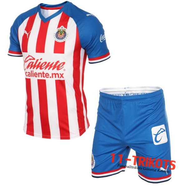 Neuestes Fussball CD Guadalajara Kinder Heimtrikot 2019 2020 | 11-trikots