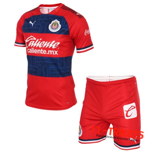 Neuestes Fussball CD Guadalajara Kinder Auswärtstrikot 2019 2020 | 11-trikots