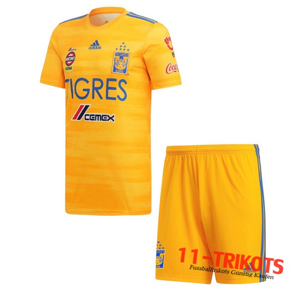 Neuestes Fussball Tigres UANL Kinder Heimtrikot 2019 2020 | 11-trikots