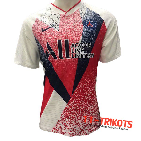 Neuestes Fussball PSG ALL Trainingstrikot Durchgesickerte Version Rot/Weiß 2019 2020 | 11-trikots