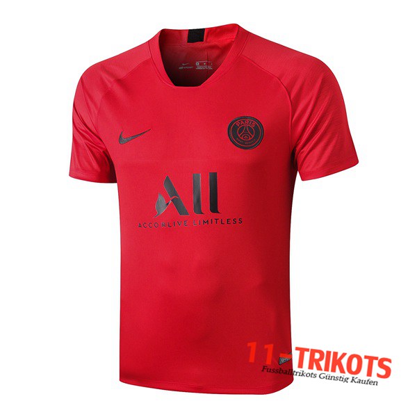 Neuestes Fussball PSG ALL Trainingstrikot Rot 2019 2020 | 11-trikots