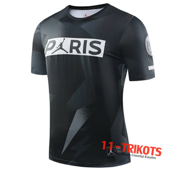 Neuestes Fussball Pairs Trainingstrikot Schwarz 2019 2020 | 11-trikots