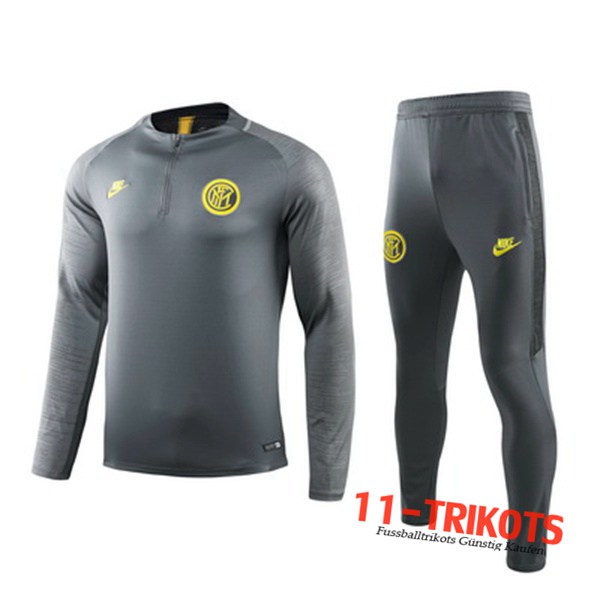 Neuestes Fussball Inter Milan Trainingsanzug Grau 2019 2020 | 11-trikots