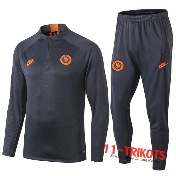 Neuestes Fussball Chelsea Trainingsanzug Orange 2019 2020 | 11-trikots