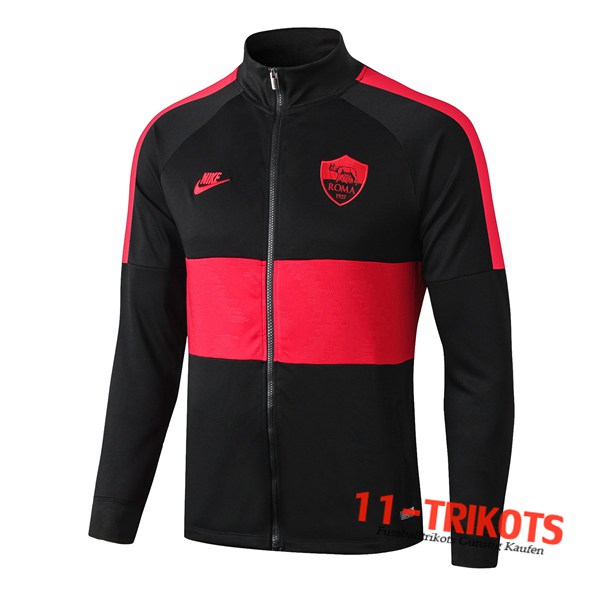 Chaqueta Futbol AS Roma Negro Roja 2019/2020