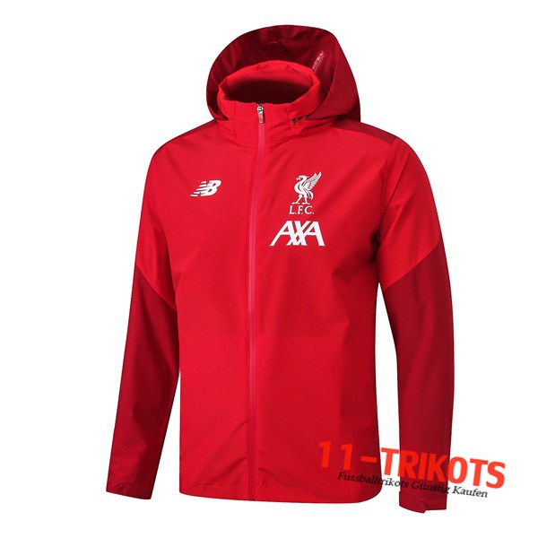 Chaqueta Futbol Rompevientos FC Liverpool Roja 2019/2020