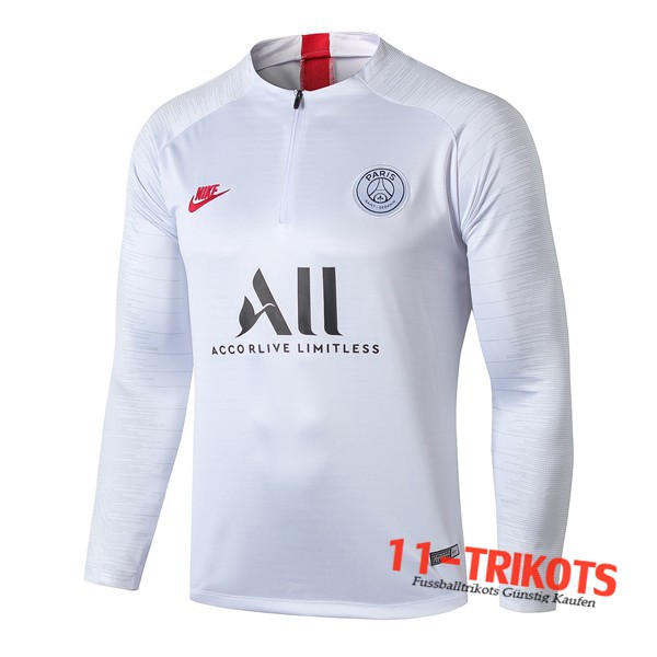 Sudadera de entrenamiento Paris PSG ALL Blanco 2019/2020