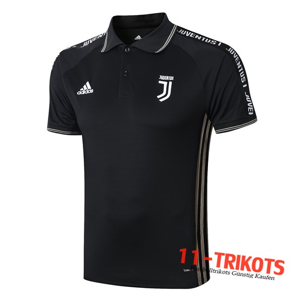 Neuestes Fussball Juventus Poloshirt Schwarz 2019/2020