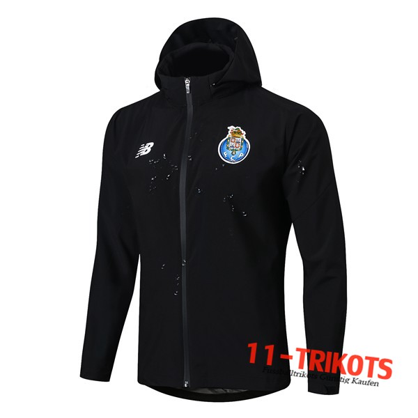 Chaqueta Futbol Rompevientos FC Porto Negro 2019 2020