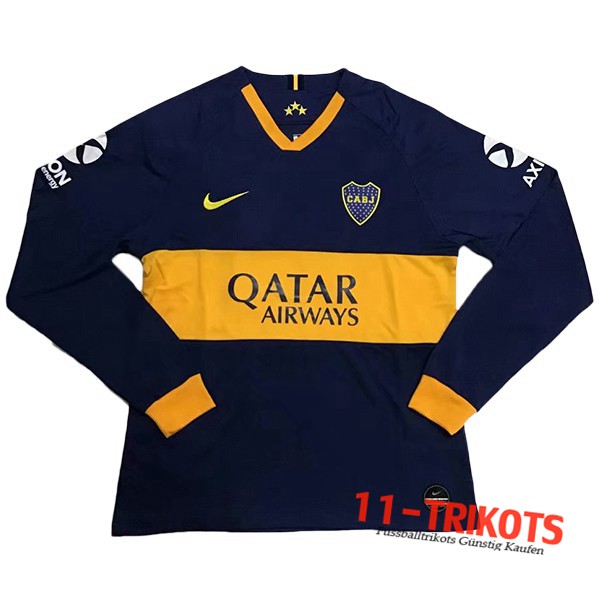 Neuestes Fussball Boca Juniors Heimtrikot Langarm 2019 2020 | 11-trikots