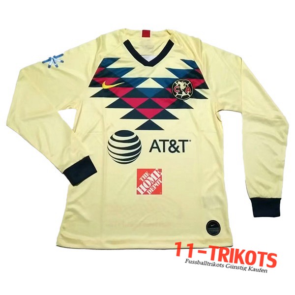 Neuestes Fussball Club America Heimtrikot Langarm 2019 2020 | 11-trikots