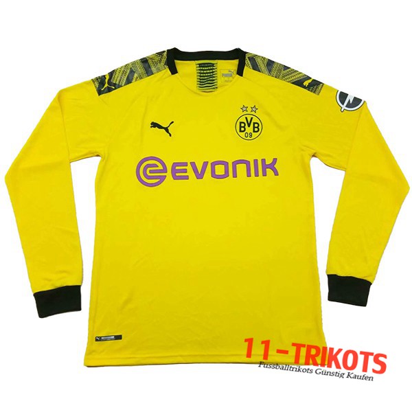 Neuestes Fussball Dortmund BVB Heimtrikot Langarm 2019 2020 | 11-trikots