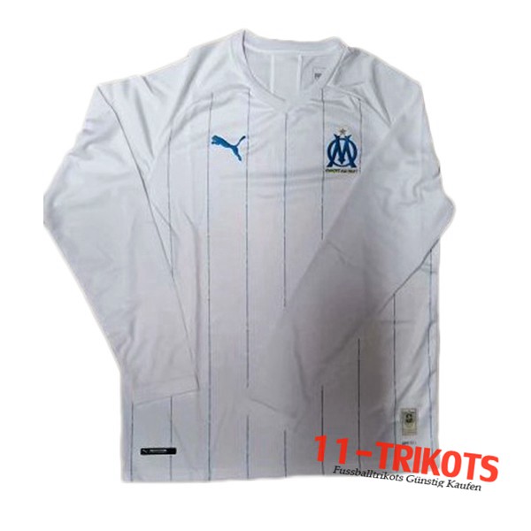 Neuestes Fussball Marseille Heimtrikot Langarm 2019 2020 | 11-trikots