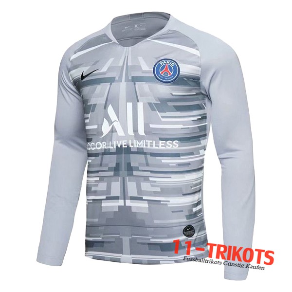 Maillot Paris PSG Torwart Langarm Grau 2019 2020 | 11-trikots