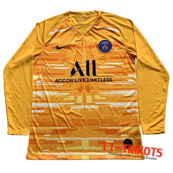 Maillot Paris PSG Torwart Langarm Gelb 2019 2020 | 11-trikots