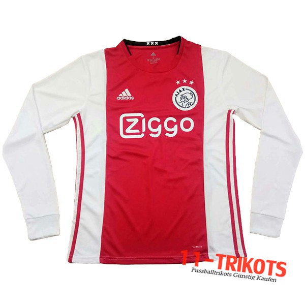 Neuestes Fussball AFC Ajax Heimtrikot Langarm 2019 2020 | 11-trikots