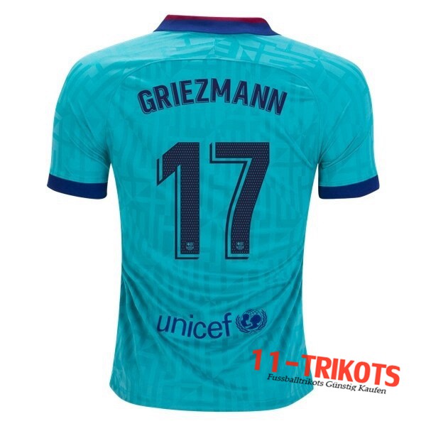 Neuestes Fussball FC Barcelona (GRIEZMANN 17) Third 2019 2020 | 11-trikots