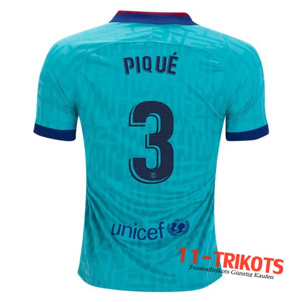 Neuestes Fussball FC Barcelona (PIQUE 3) Third 2019 2020 | 11-trikots