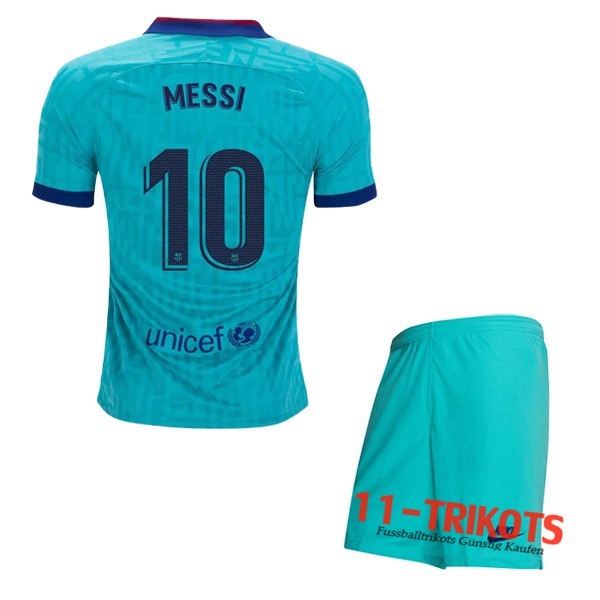 Neuestes Fussball FC Barcelona (MESSI 10) Kinder Third 2019 2020 | 11-trikots