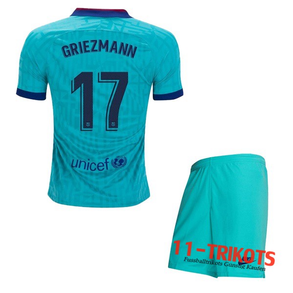 Neuestes Fussball FC Barcelona (GRIEZMANN 17) Kinder Third 2019 2020 | 11-trikots