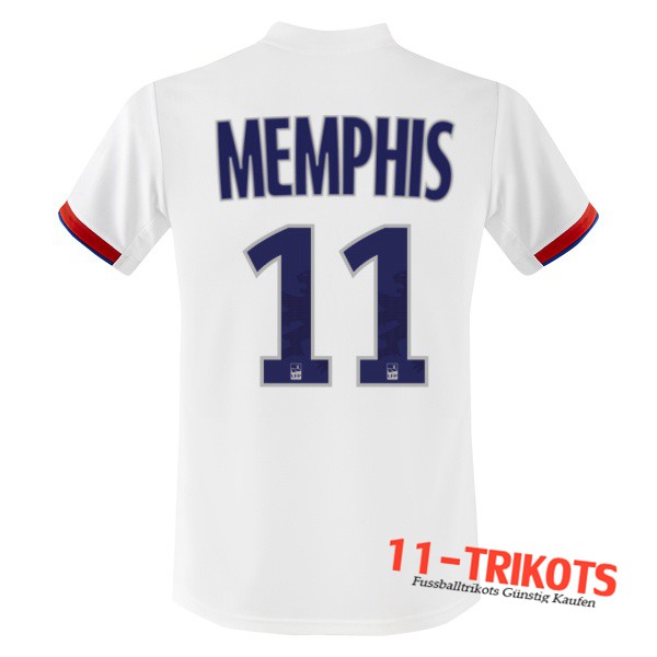 Neuestes Fussball Lyon OL (MEMPHIS 11) Heimtrikot 2019 2020 | 11-trikots