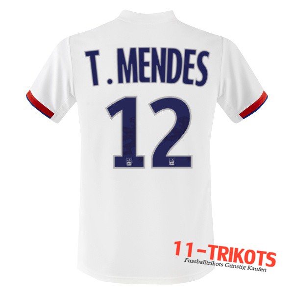 Neuestes Fussball Lyon OL (T.MENDES 12) Heimtrikot 2019 2020 | 11-trikots