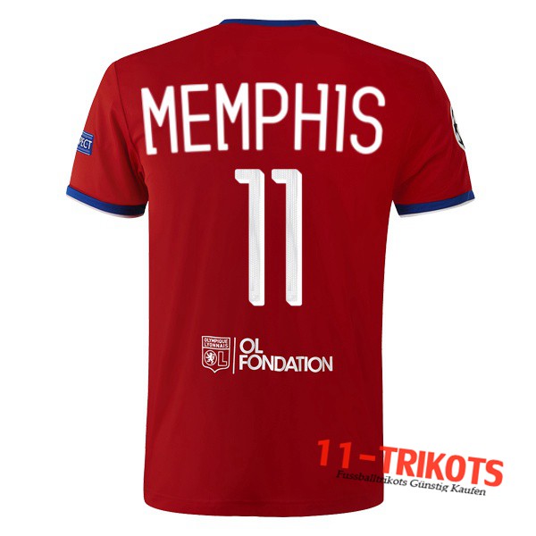 Neuestes Fussball Lyon OL (MEMPHIS 11) Third 2019 2020 | 11-trikots