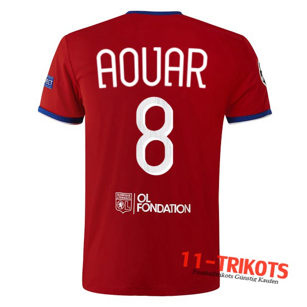 Neuestes Fussball Lyon OL (AOUAR 8) Third 2019 2020 | 11-trikots