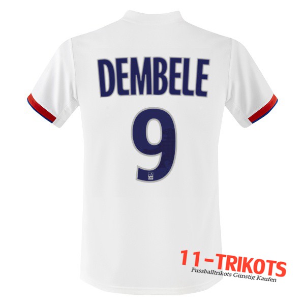 Neuestes Fussball Lyon OL (DEMBELE 9) Heimtrikot 2019 2020 | 11-trikots