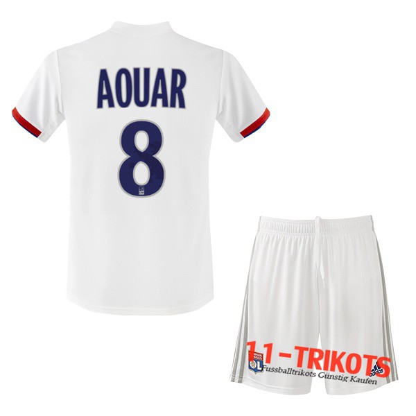 Neuestes Fussball Lyon OL (AOUAR 8) Kinder Heimtrikot 2019 2020 | 11-trikots