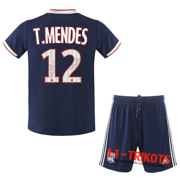 Neuestes Fussball Lyon OL (T.MENDES 12) Kinder Auswärtstrikot 2019 2020 | 11-trikots